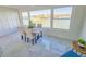 Dining room with waterfront views at 6075 Shore S Blvd # 306, Gulfport, FL 33707