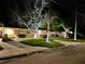 Charming single-story home exterior showcasing a well-lit yard at 4145 Harrisburg Ne St, St Petersburg, FL 33703