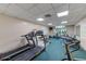 Well-equipped fitness center with treadmills and weight machines at 30 Turner St # 201, Clearwater, FL 33756