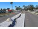 Driveway entrance with decorative landscaping at 35127 Danny Dr, Zephyrhills, FL 33541