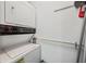 Stackable washer and dryer in a convenient laundry closet at 11200 102Nd N Ave # 66, Seminole, FL 33778