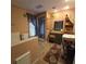 Bathroom with shower, vanity, and tiled floor at 855 Pinewood W Ter, Palm Harbor, FL 34683