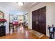 Hardwood floor entryway with views into living room and formal dining areas at 4202 W Culbreath Ave, Tampa, FL 33609