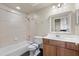 Bathroom with shower/tub combo and vanity at 10851 Mangrove Cay Ne Ln # 1112, St Petersburg, FL 33716