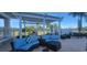 Outdoor patio with seating and grill at 10851 Mangrove Cay Ne Ln # 1112, St Petersburg, FL 33716