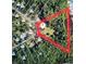 Aerial view of a triangular lot with surrounding properties at 10960 Echo Loop, New Port Richey, FL 34654