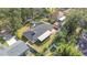 High-angle view of house and surrounding neighborhood at 3722 Village Estates Pl, Tampa, FL 33618