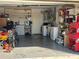 Spacious garage with ample storage and workshop area at 10373 137Th Ln, Largo, FL 33774