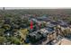 Property location shown in wide aerial view at 323 30Th N Ave, St Petersburg, FL 33704