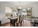 Dining area with sliding glass doors leading to the backyard at 1613 Prowmore Dr, Brandon, FL 33511