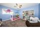 bedroom with bunk bed and built-in shelving at 4051 30Th N Ave, St Petersburg, FL 33713