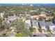 Aerial view of the property and surrounding area at 2711 W Trilby Ave, Tampa, FL 33611