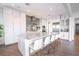 Modern kitchen with white cabinets and island at 2711 W Trilby Ave, Tampa, FL 33611