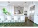 Modern kitchen with white cabinets and island at 2711 W Trilby Ave, Tampa, FL 33611