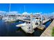 Marina with various boats and docking stations at 611 Destiny Dr # 207, Ruskin, FL 33570