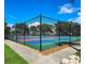 Community tennis courts with multiple courts and chain link fencing at 611 Destiny Dr # 207, Ruskin, FL 33570