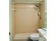 Bathroom with a walk-in shower and updated vanity at 9107 Lingrove Rd, Weeki Wachee, FL 34613