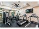 Well-equipped fitness center with treadmills and weight machines at 1390 Gulf Blvd # Ph-1, Clearwater Beach, FL 33767