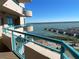 Balcony view overlooking the intercoastal waterway and waterfront homes at 1540 Gulf Blvd # 2107, Clearwater Beach, FL 33767