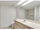 Bathroom with shower, toilet and vanity at 1034 Bowsprit Ln, Holiday, FL 34691