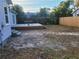 Yard with stone path and privacy fence at 3631 4Th N Ave, St Petersburg, FL 33713