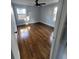 Bright bedroom with hardwood floors and ceiling fan at 3631 4Th N Ave, St Petersburg, FL 33713