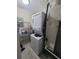 Stackable washer and dryer, shelving, and AC unit at 3631 4Th N Ave, St Petersburg, FL 33713