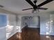 Spacious living room with hardwood floors and high ceilings at 3631 4Th N Ave, St Petersburg, FL 33713