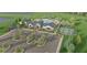 Aerial view of community pool,amenities and parking at 9820 Crescent Moon Dr, Riverview, FL 33578