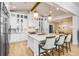 Gourmet kitchen with island, stainless steel appliances, and custom cabinets at 16407 Zurraquin De Avila, Tampa, FL 33613