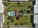 Overhead view of community pool and surrounding buildings at 4915 Bay Ne St # 123, St Petersburg, FL 33703