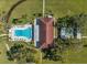 Aerial view showing a pool and clubhouse at 4915 Bay Ne St # 123, St Petersburg, FL 33703