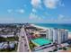 Aerial view of building and surrounding area at 4950 Gulf Blvd # 206, St Pete Beach, FL 33706