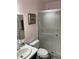 Clean bathroom with a shower/tub combo and updated vanity at 5603 80Th N St # 107, St Petersburg, FL 33709