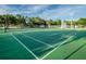 Well-maintained tennis courts with ample space at 1408 Riverside Dr, Tarpon Springs, FL 34689