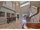 Two-story foyer with staircase and high ceilings at 1414 Alhambra Dr, Apollo Beach, FL 33572