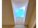 Close-up view of a skylight, showcasing its ability to brighten a room at 7805 Pine Trace Dr, Sarasota, FL 34243