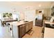 Modern kitchen with stainless steel appliances and island at 12113 Water Ash Pl, Riverview, FL 33569