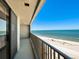 Balcony overlooking the ocean and beach at 1290 Gulf Blvd # 1702, Clearwater Beach, FL 33767