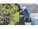 Aerial view highlighting home's backyard and location at 5935 Maidenstone Way, Palmetto, FL 34221
