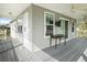Spacious deck with access to the home and a water view at 9107 Brunswick Ln, Tampa, FL 33615