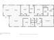 Layout showing spacious living area and bedrooms at 1521 Preston S St, St Petersburg, FL 33712