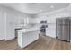 Bright kitchen with white cabinets and stainless steel appliances at 1521 Preston S St, St Petersburg, FL 33712
