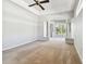 Main bedroom with carpet flooring and ceiling fan at 2925 Winding Trail Dr, Valrico, FL 33596