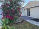 Small backyard with patio and flowering bush at 4732 W Lawn Ave, Tampa, FL 33611