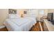 Guest bedroom with two twin beds and a desk at 7100 Sunset Way # 205, St Pete Beach, FL 33706