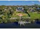 Luxury waterfront home with private dock and large yard at 118 Harbor View Ln, Belleair Bluffs, FL 33770