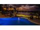 Stunning water view from a luxurious pool area at 118 Harbor View Ln, Belleair Bluffs, FL 33770