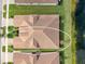 Aerial view of house highlighting roofline and backyard at 4735 Avila Lakes Dr, Wimauma, FL 33598