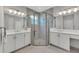 Double vanity bathroom with large shower at 4735 Avila Lakes Dr, Wimauma, FL 33598